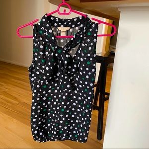 Sleeveless blouse polkadot Banana Republic  In XS